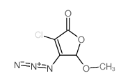 (4-chloro-2-methoxy-5-oxo-2H-furan-3-yl)imino-imino-azanium结构式