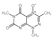 Pyrimido(5,4-e)-1,2,4-triazine-5,7(1H,6H)-dione, 1,3,6-trimethyl-, 4-oxide结构式