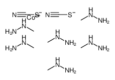 cobalt(2+),methylhydrazine,dithiocyanate结构式