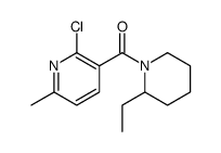 (2-chloro-6-methylpyridin-3-yl)-(2-ethylpiperidin-1-yl)methanone picture