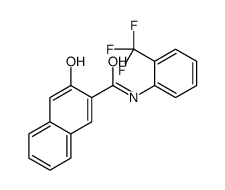 3-hydroxy-N-[2-(trifluoromethyl)phenyl]naphthalene-2-carboxamide Structure