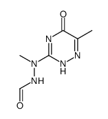 3-(N'-formyl-N-methyl-hydrazino)-6-methyl-4H-[1,2,4]triazin-5-one Structure