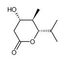 2H-Pyran-2-one,tetrahydro-4-hydroxy-5-methyl-6-(1-methylethyl)-,(4S,5R,6S)-(9CI)结构式