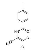 N-(2,2-dichloro-1-cyanoethenyl)-4-methylbenzamide结构式