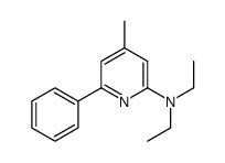 N,N-diethyl-4-methyl-6-phenylpyridin-2-amine Structure