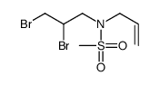 N-(2,3-dibromopropyl)-N-prop-2-enylmethanesulfonamide Structure