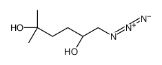 (2S)-1-azido-5-methylhexane-2,5-diol结构式