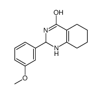 2-(3-methoxyphenyl)-2,3,5,6,7,8-hexahydro-1H-quinazolin-4-one Structure