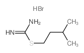 3-methylbutylsulfanylmethanimidamide结构式