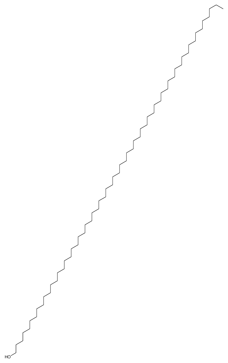 hexacontan-1-ol Structure