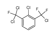 2-(difluorochloromethyl)-6-(fluoro-dichloromethyl)-chlorobenzene structure