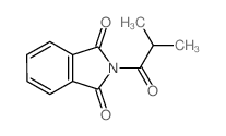 1H-Isoindole-1,3(2H)-dione,2-(2-methyl-1-oxopropyl)-结构式