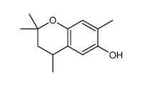 2,2,4,7-tetramethyl-3,4-dihydrochromen-6-ol Structure