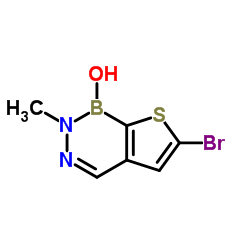 6-Bromo-2-methylthieno[2,3-d][1,2,3]diazaborinin-1(2H)-ol Structure