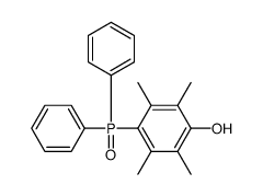 4-diphenylphosphoryl-2,3,5,6-tetramethylphenol结构式