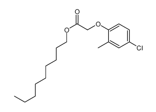 nonyl (4-chloro-2-methylphenoxy)acetate结构式