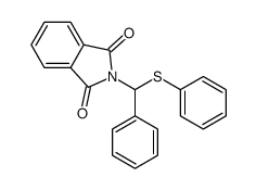 2-[phenyl(phenylsulfanyl)methyl]isoindole-1,3-dione Structure