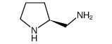 (S)-2-(氨甲基)吡咯烷结构式
