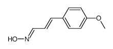 3-(4-methoxyphenyl)acrylaldehyde oxime Structure