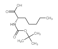 (S)-2-TERT-BUTOXYCARBONYLAMINO-HEPTANOICACID structure