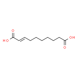 (E)-dec-4-enedioic acid structure