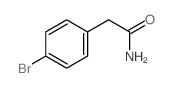 Benzeneacetamide, 4-bromo- Structure