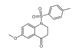 6-methoxy-1-tosyl-2,3-dihydroquinolin-4(1H)-one Structure