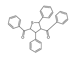 (5-benzoyl-2,4-diphenylthiolan-3-yl)-phenylmethanone Structure