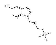 1H-Pyrrolo[2,3-B]Pyridine, 5-Bromo-1-[[2-(Trimethylsilyl)Ethoxy]Methyl]- Structure