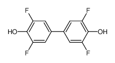 3,3',5,5'-tetrafluoro-4,4'-diphenol结构式