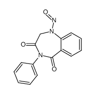 1-nitroso-4-phenyl-1H-1,4-benzodiazepine-3,5(2H,4H)-dione结构式