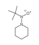 tert-Butyl-(piperidyl)aminyl-[(17)O]oxid Structure