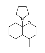 1-(4-methyloctahydro-8aH-chromen-8a-yl)pyrrolidine Structure