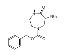 6-AMINO-5-OXO-[1,4]DIAZEPANE-1-CARBOXYLICACIDBENZYLESTER structure