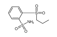 o-(propylsulphonyl)benzenesulphonamide结构式