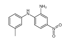 4-nitro-N1-m-tolyl-o-phenylenediamine structure