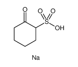 Cyclohexanesulfonic acid, 2-oxo-, sodium salt结构式