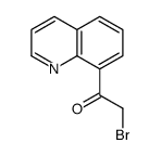 2-bromo-1-quinolin-8-ylethanone Structure