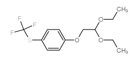 (4-(2,2-DIETHOXYETHOXY)PHENYL)(TRIFLUOROMETHYL)SULFANE structure