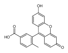 3-(3-hydroxy-6-oxoxanthen-9-yl)-4-methylbenzoic acid结构式