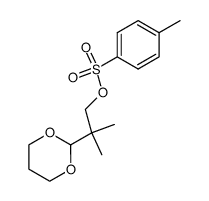 2,2-dimethyl-3-(p-toluensulfonyloxy)propionaldehyde trimethylene acetal结构式