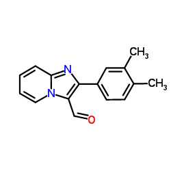 2-(3,4-Dimethylphenyl)imidazo[1,2-a]pyridine-3-carbaldehyde结构式