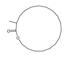 3-methyl-oxacyclononadecan-2-one结构式