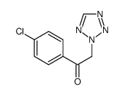 1-(4-chlorophenyl)-2-(tetrazol-2-yl)ethanone结构式