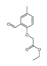 ethyl 2-(2-formyl-4-methylphenoxy)acetate Structure