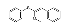 (E/Z)-1-Methoxy-2-phenyl-1-(phenylthio)ethene结构式