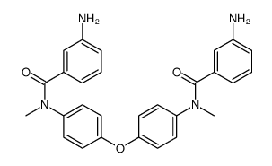 3-amino-N-[4-[4-[(3-aminobenzoyl)-methylamino]phenoxy]phenyl]-N-methylbenzamide结构式