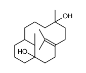 1,7,11-trimethyl-4-propan-2-ylidenecyclotetradecane-1,7-diol结构式