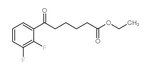 ethyl 6-(2,3-difluorophenyl)-6-oxohexanoate图片