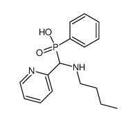 ((butylamino)(pyridin-2-yl)methyl)(phenyl)phosphinic acid Structure